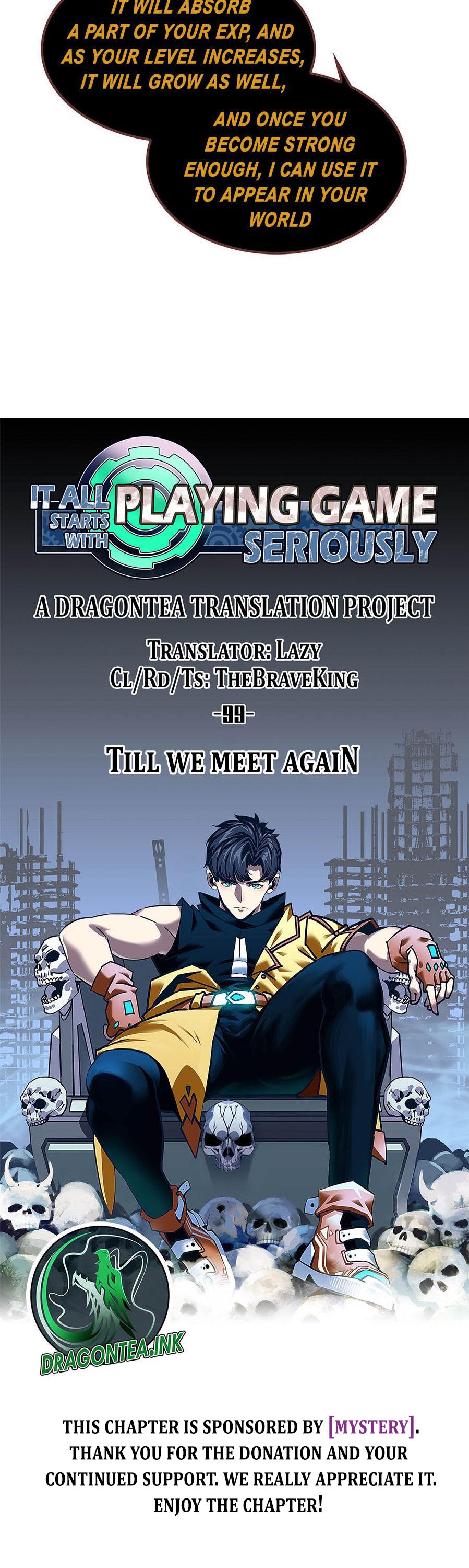 It all starts with playing game seriously chapter 99 - page 8