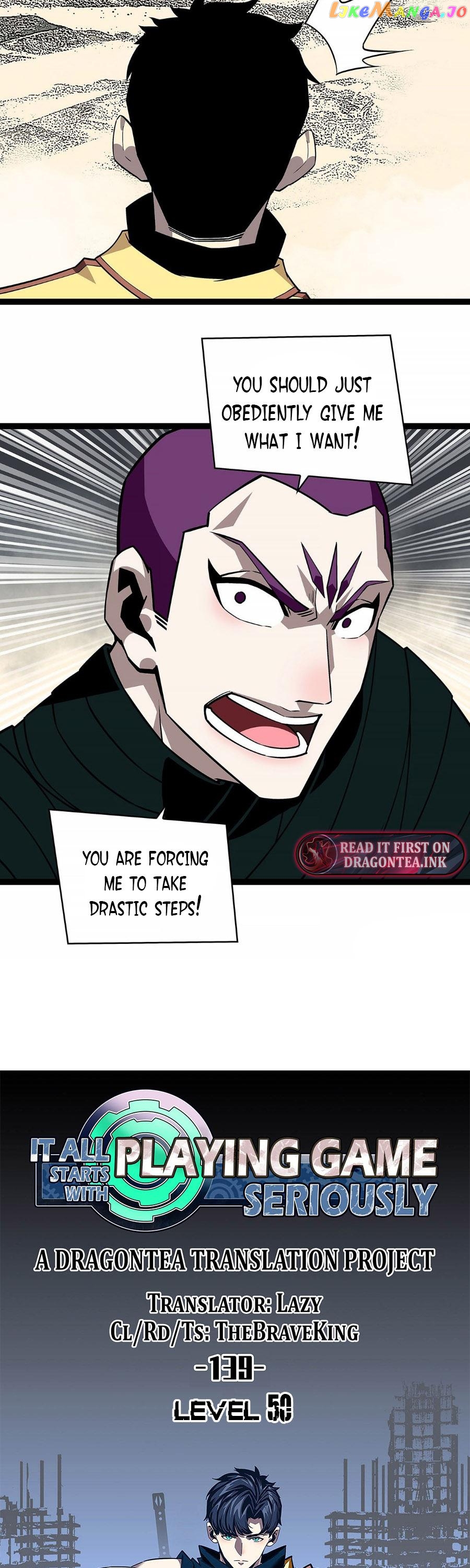 It all starts with playing game seriously Chapter 139 - page 8