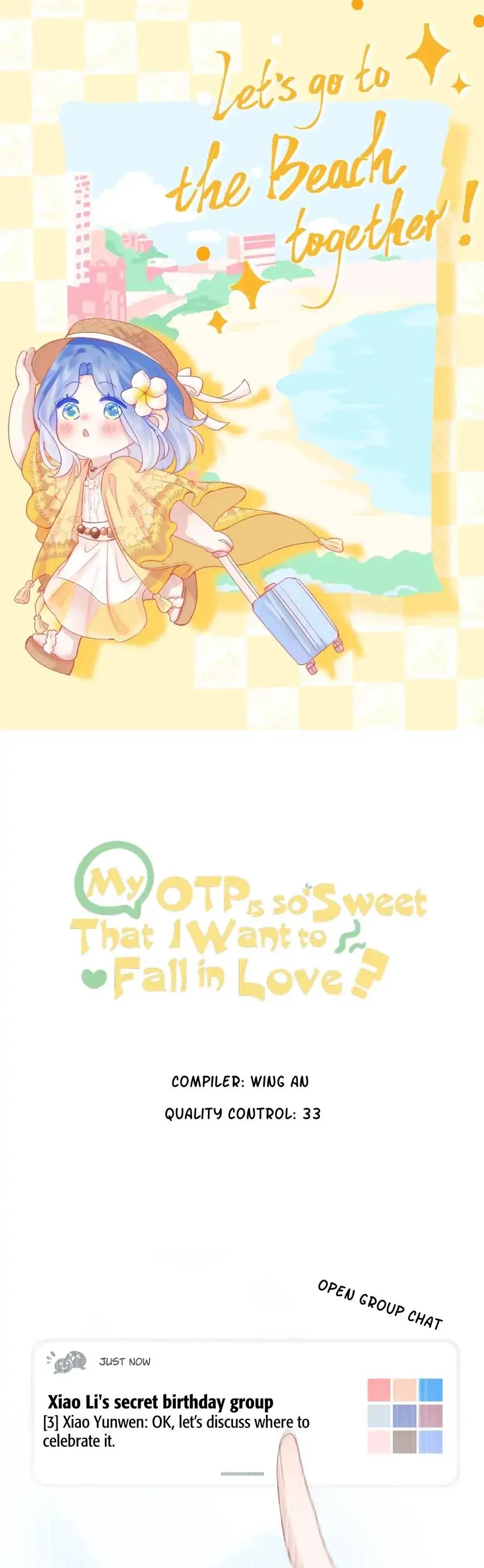My CP Is So Sweet That I Want To Have A Love Affair Chapter 71 - page 1