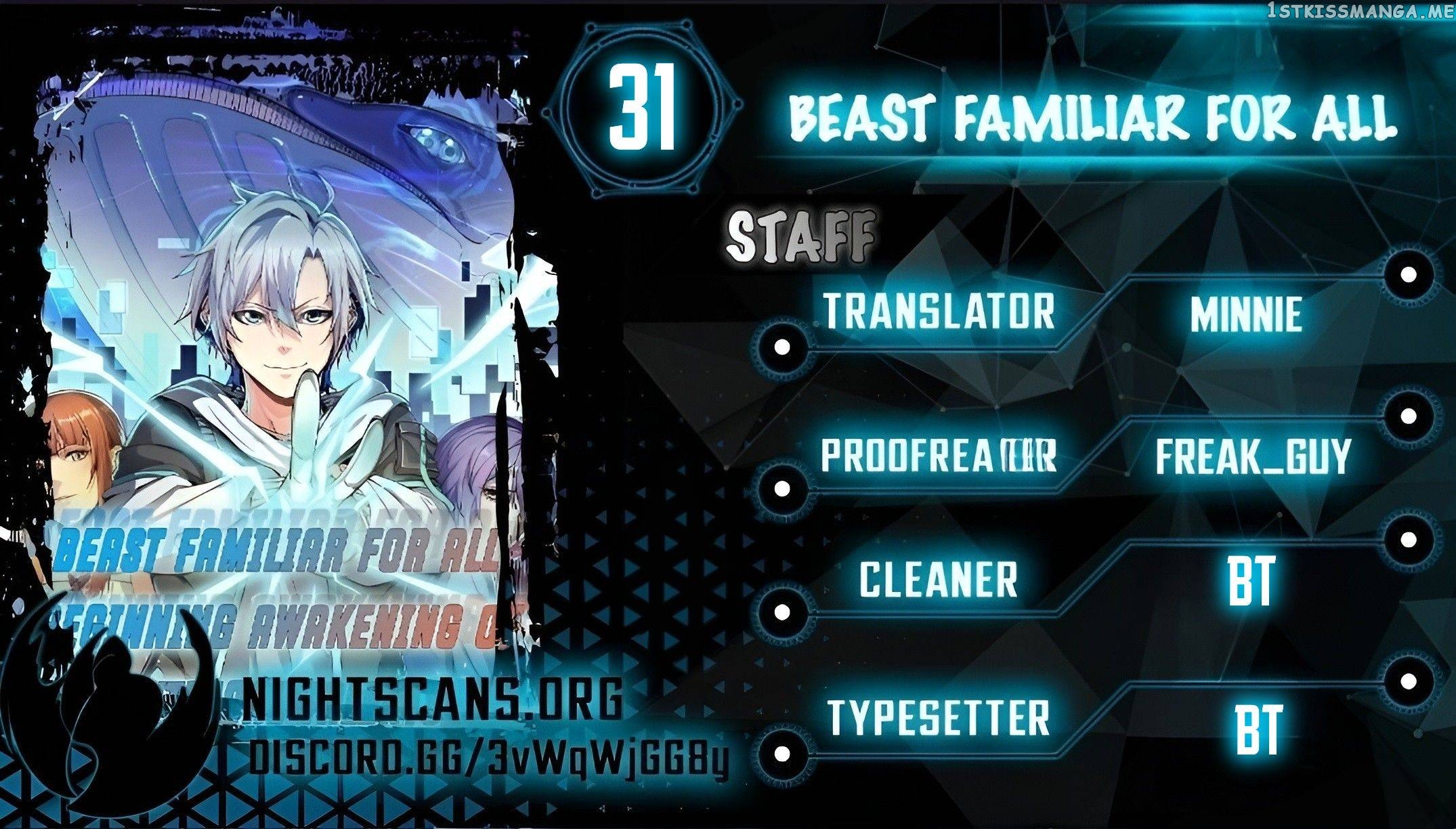 Beast Familiar for All: Beginning Awakening of Mythical Talents Chapter 31 - page 1