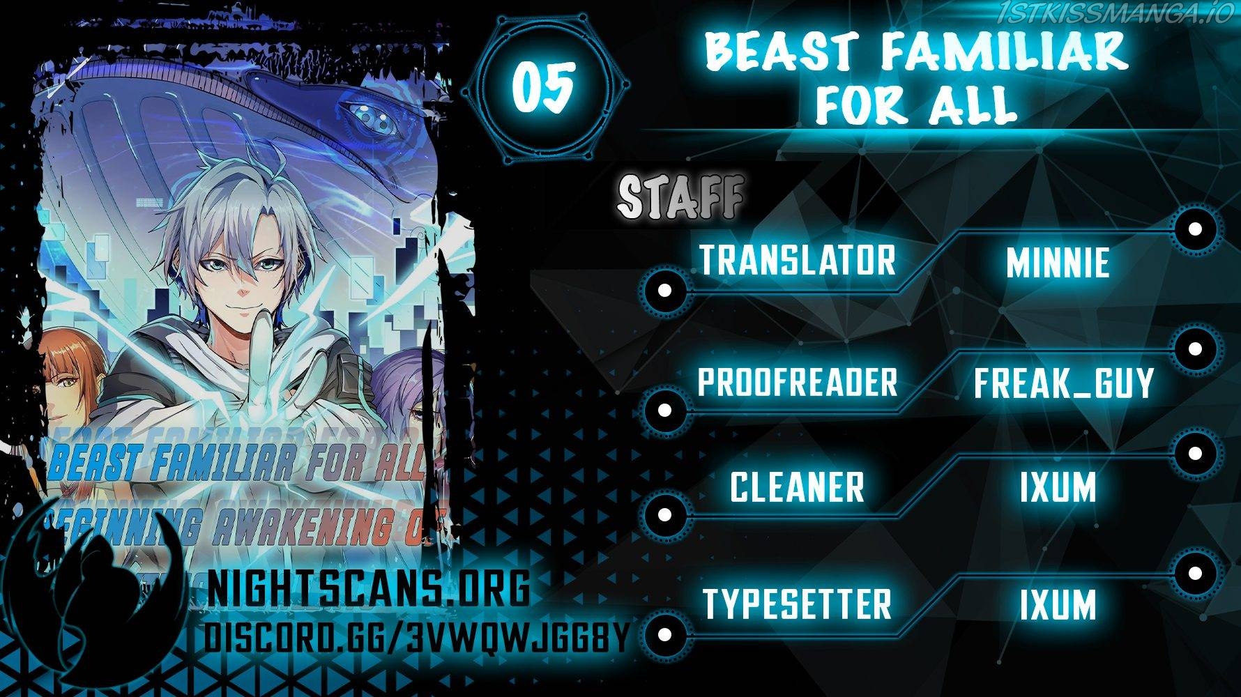 Beast Familiar for All: Beginning Awakening of Mythical Talents Chapter 5 - page 1
