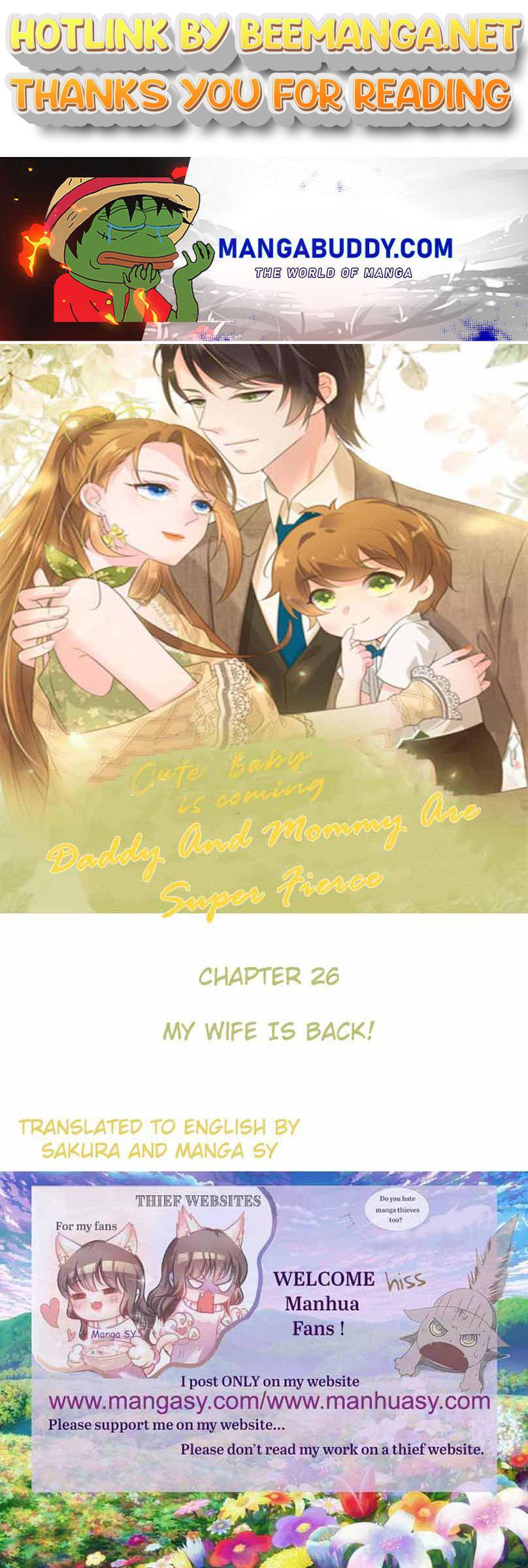 Cute Baby Is Coming : Daddy And Mommy Are Super Fierce Chapter 26 - page 1