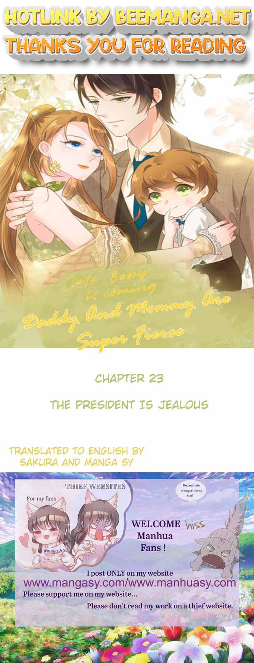 Cute Baby Is Coming : Daddy And Mommy Are Super Fierce Chapter 23 - page 1