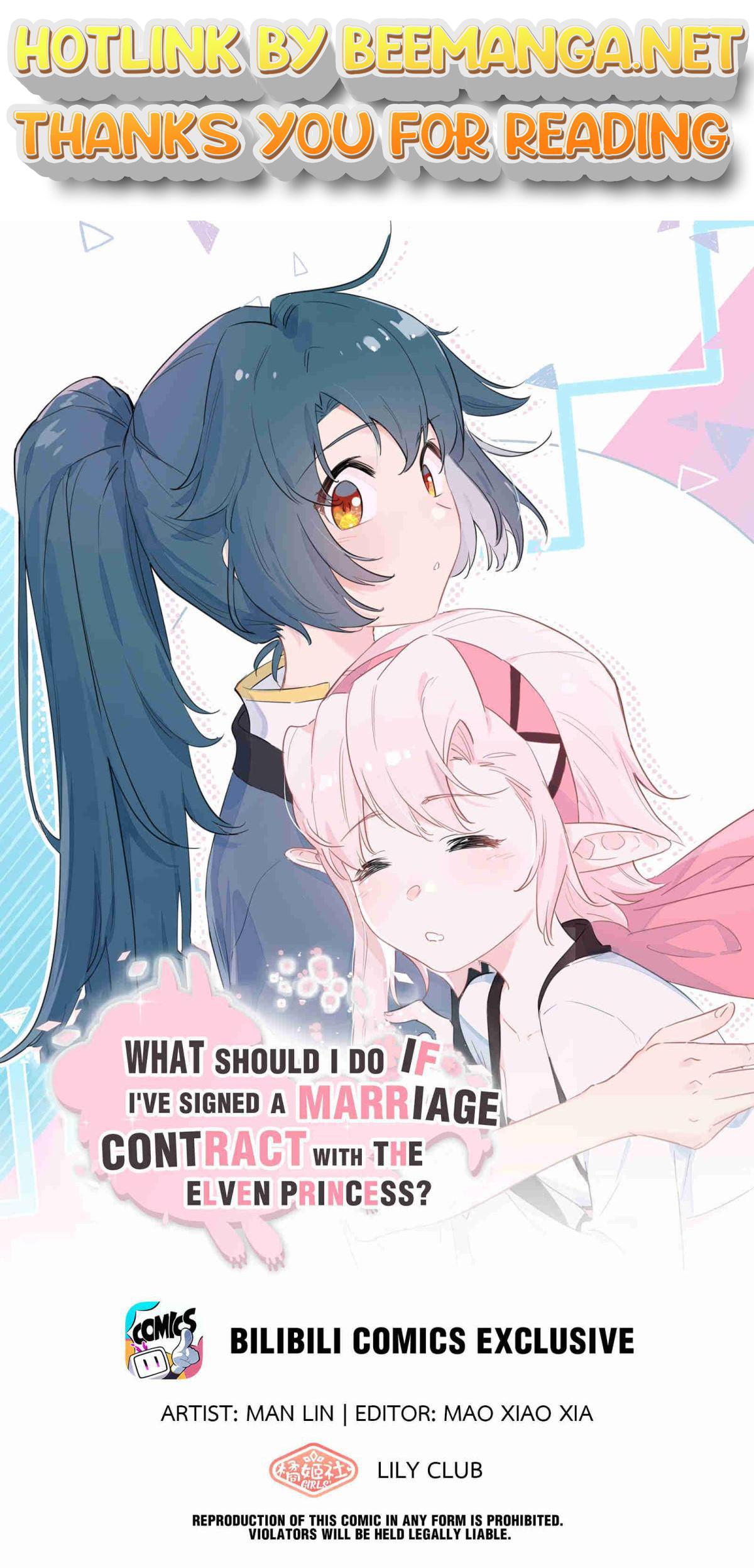 What Should I Do If I’ve Signed A Marriage Contract With The Elven Princess Chapter 128 - page 1
