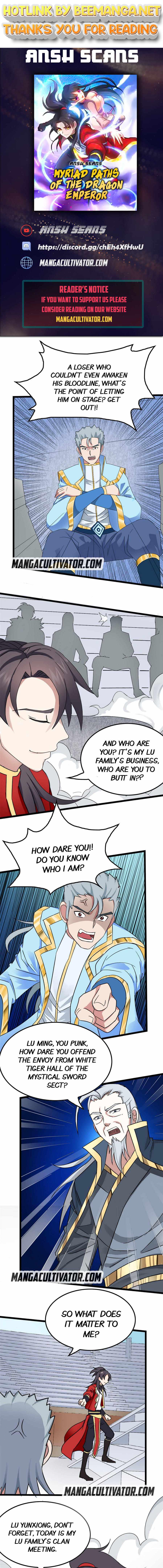 Myriad Paths Of The Dragon Emperor Chapter 8 - page 1