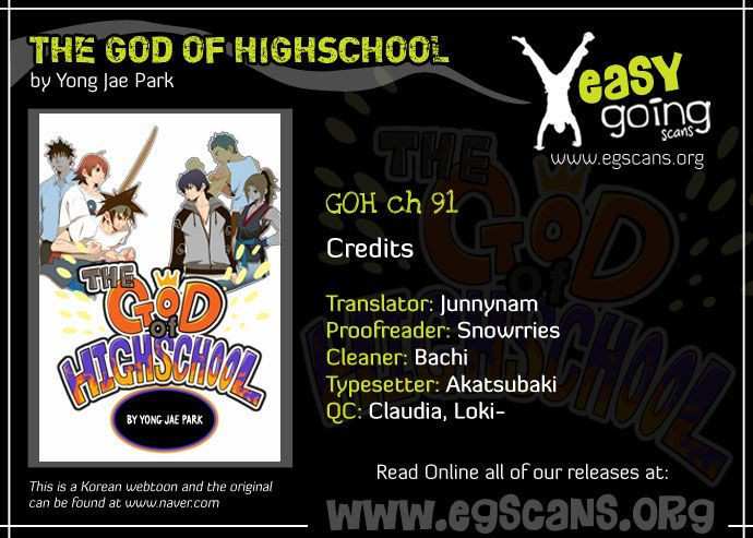 The God of High School Chapter 91 - page 1