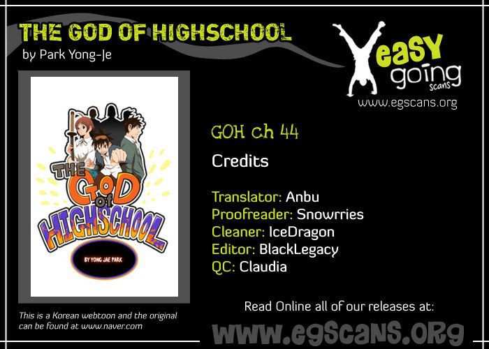 The God of High School Chapter 44 - page 1
