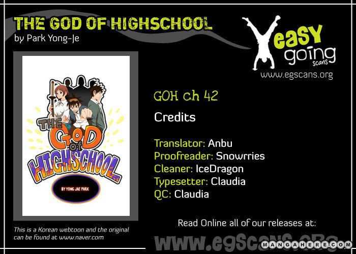 The God of High School Chapter 42 - page 1