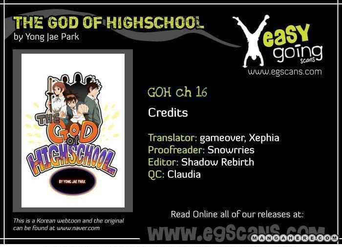 The God of High School Chapter 16 - page 1