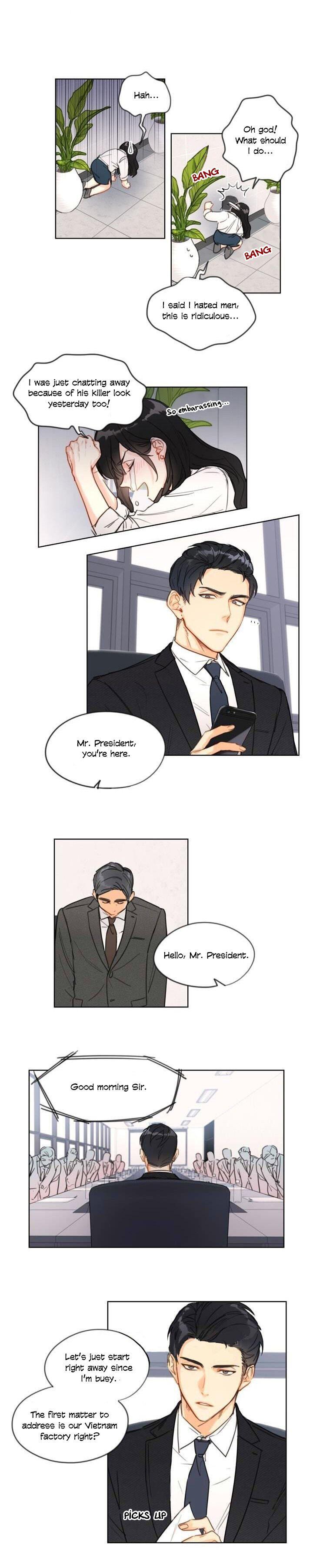 I got a date with the president Chapter 1 - page 9