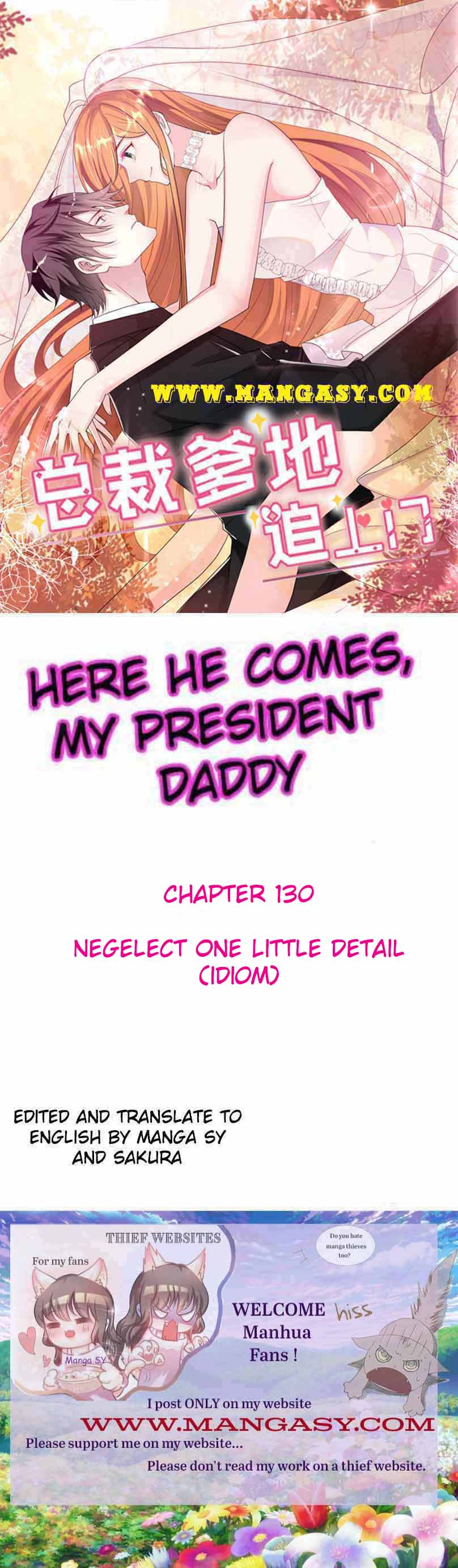 President daddy is chasing you Chapter 130 - page 1