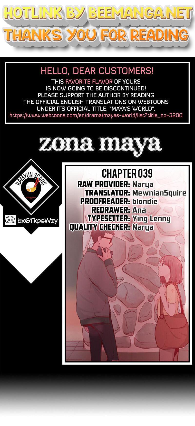 Zona Maya Chapter 39 - page 1