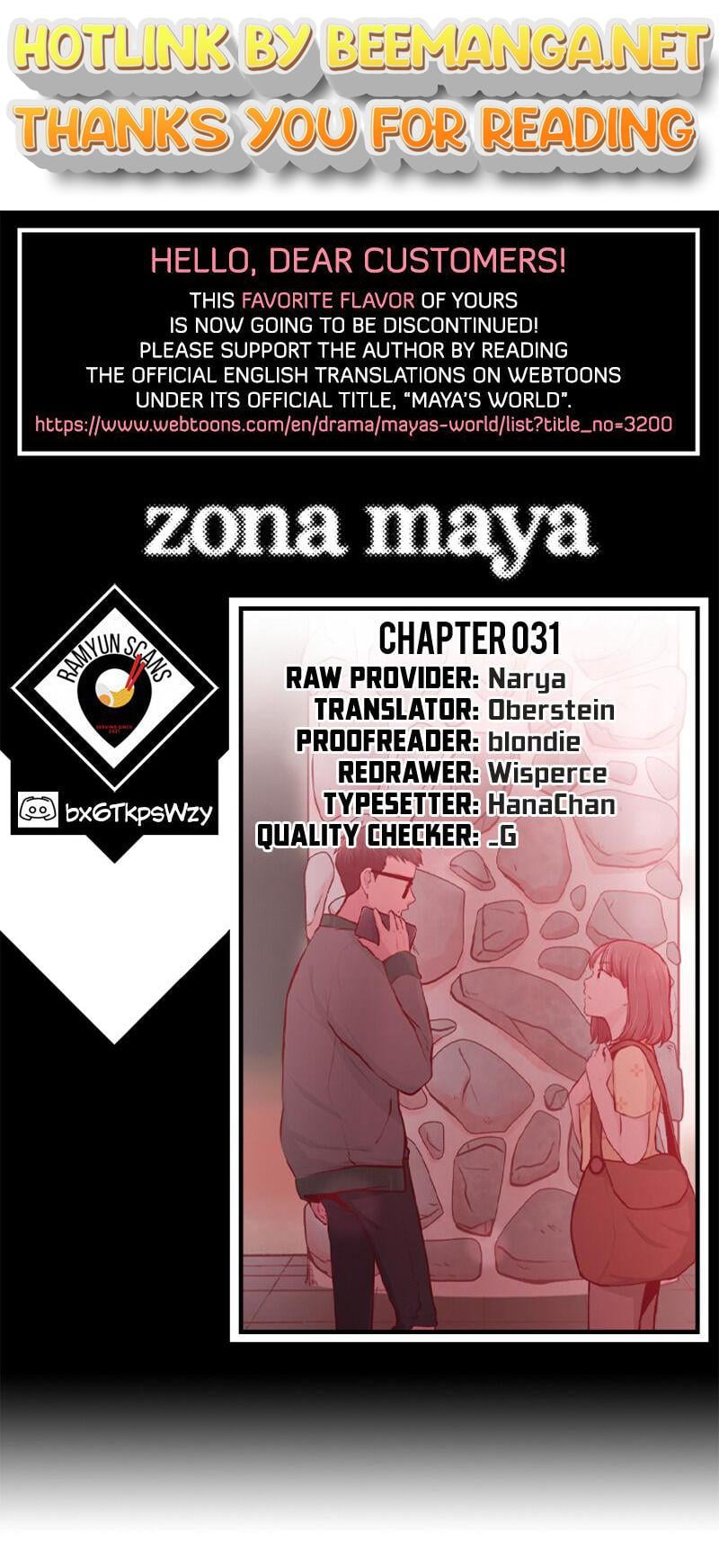 Zona Maya Chapter 31 - page 1