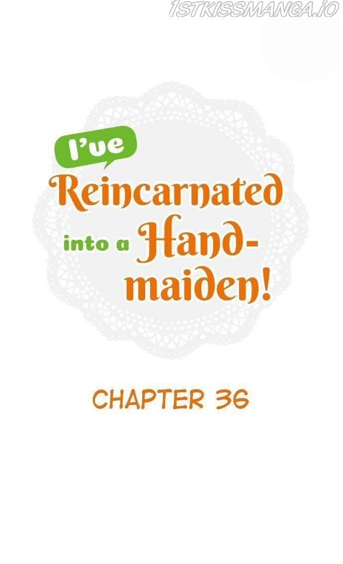 I’ve Reincarnated into a Handmaiden! chapter 36 - page 1