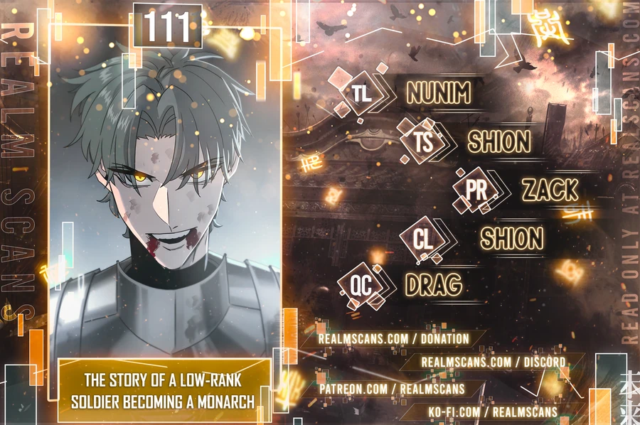 The Story of a Low-Rank Soldier Becoming a Monarch Chapter 111 - page 1