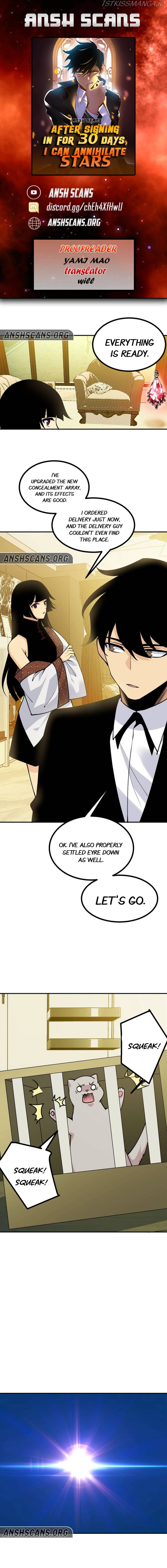 After Signing In For 30 Days, I Can Annihilate Stars chapter 36 - page 1