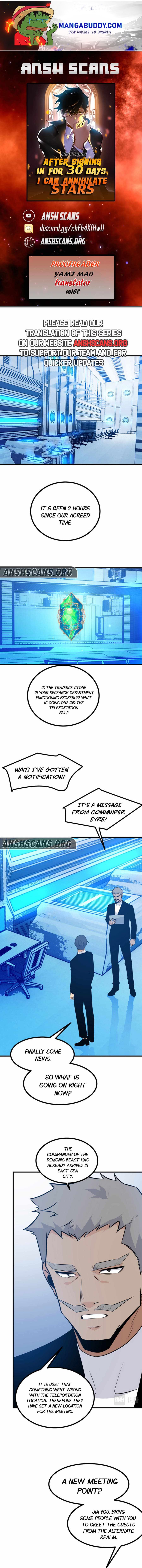 After Signing In For 30 Days, I Can Annihilate Stars chapter 28 - page 1