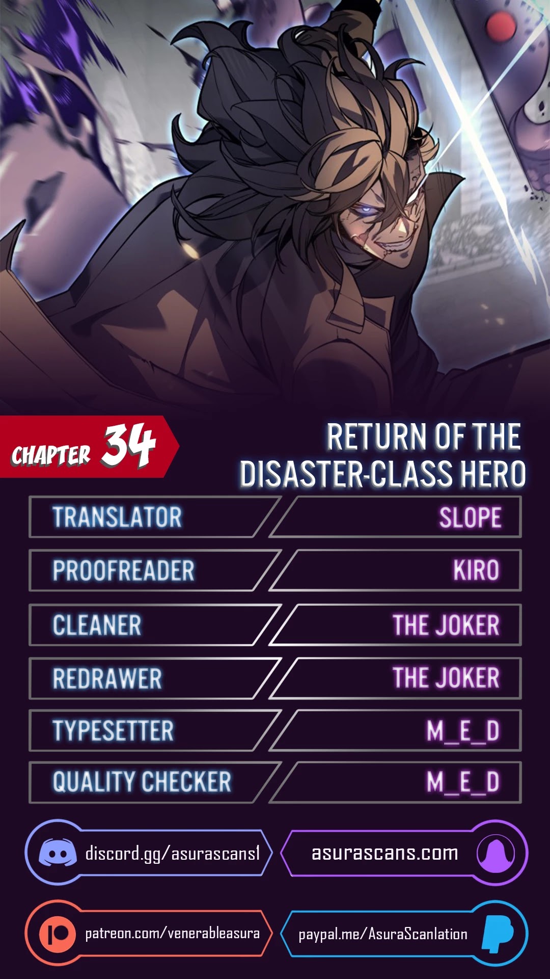 Resurrection of the Catastrophic Hero chapter 34 - page 1
