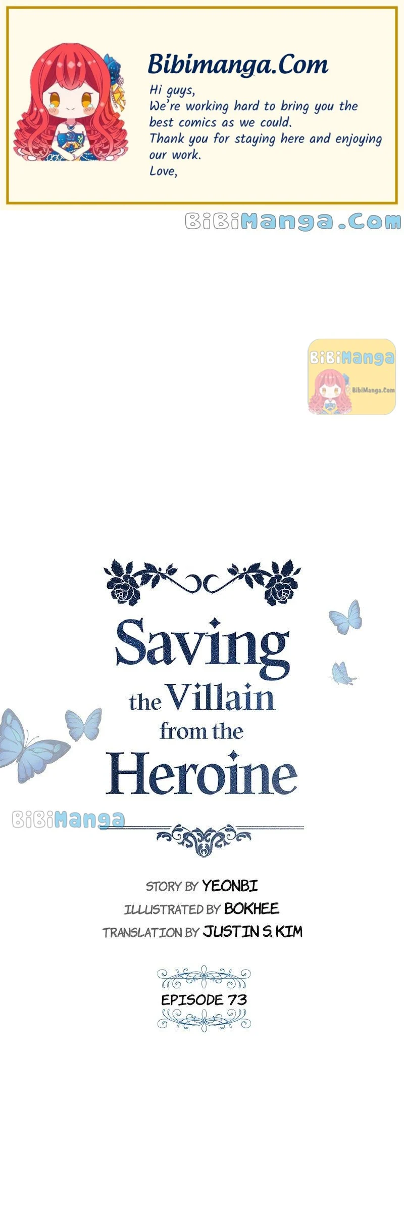 Saving the Villain Who was Abandoned by the Female Lead Chapter 73 - page 1