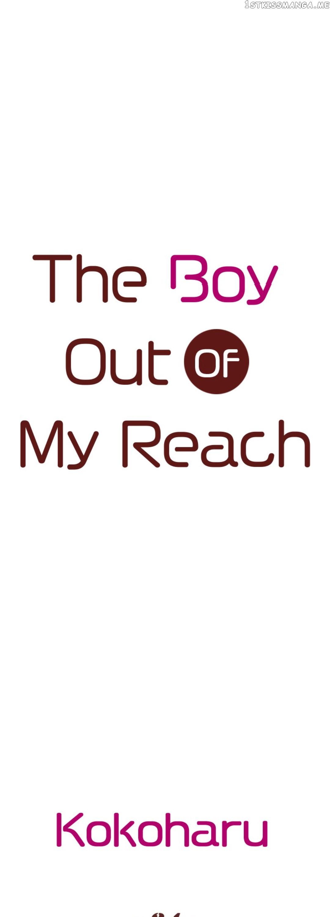 The Boy Out Of My Reach Chapter 24 - page 1