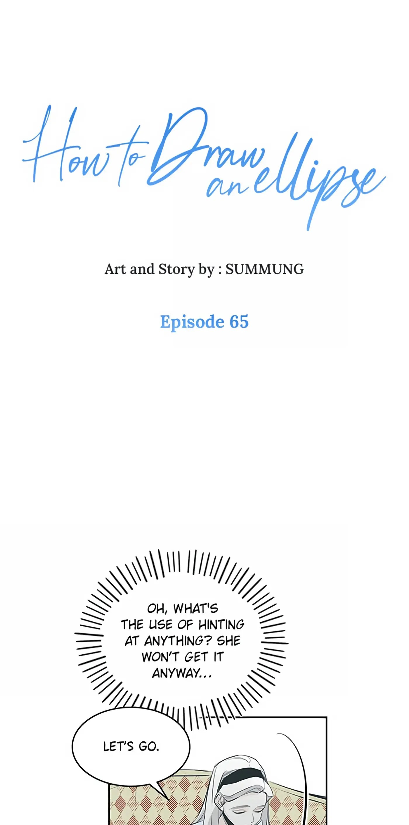 How to Draw an Ellipse Chapter 65 - page 1