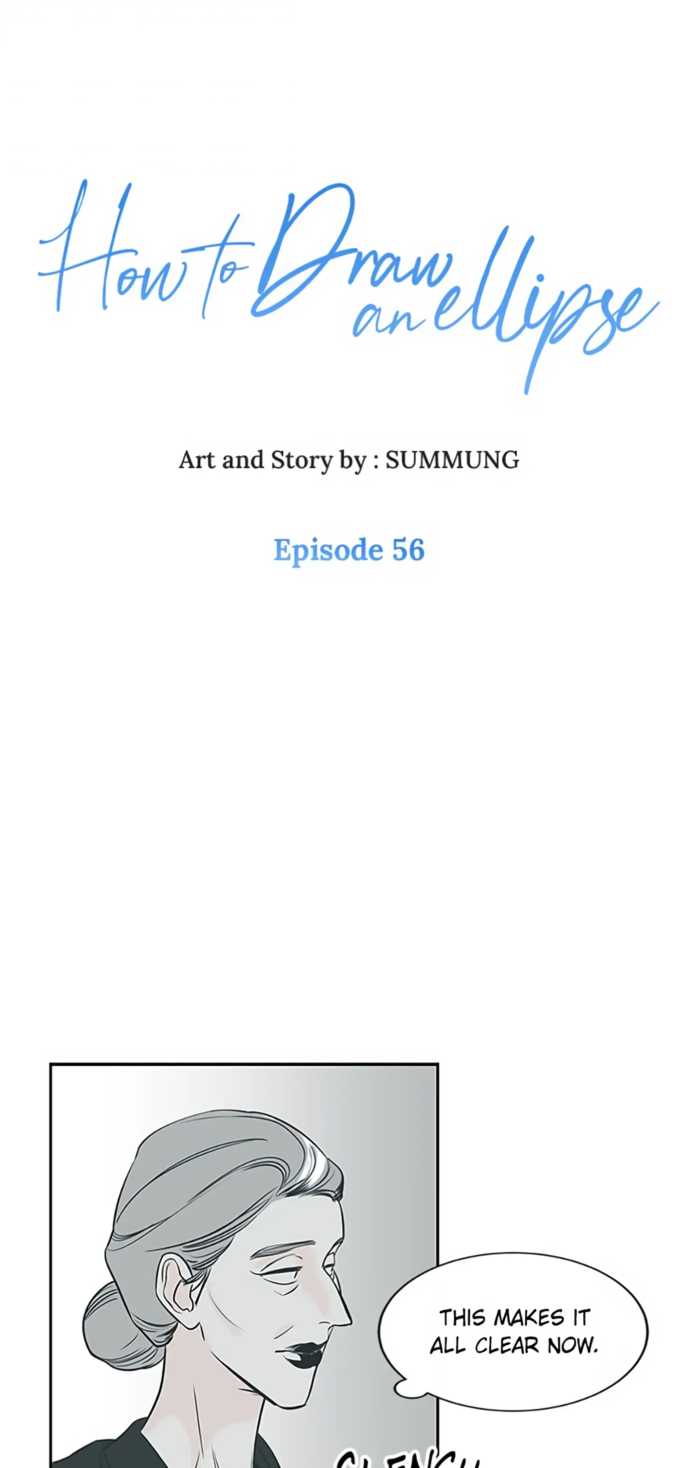 How to Draw an Ellipse Chapter 56 - page 1