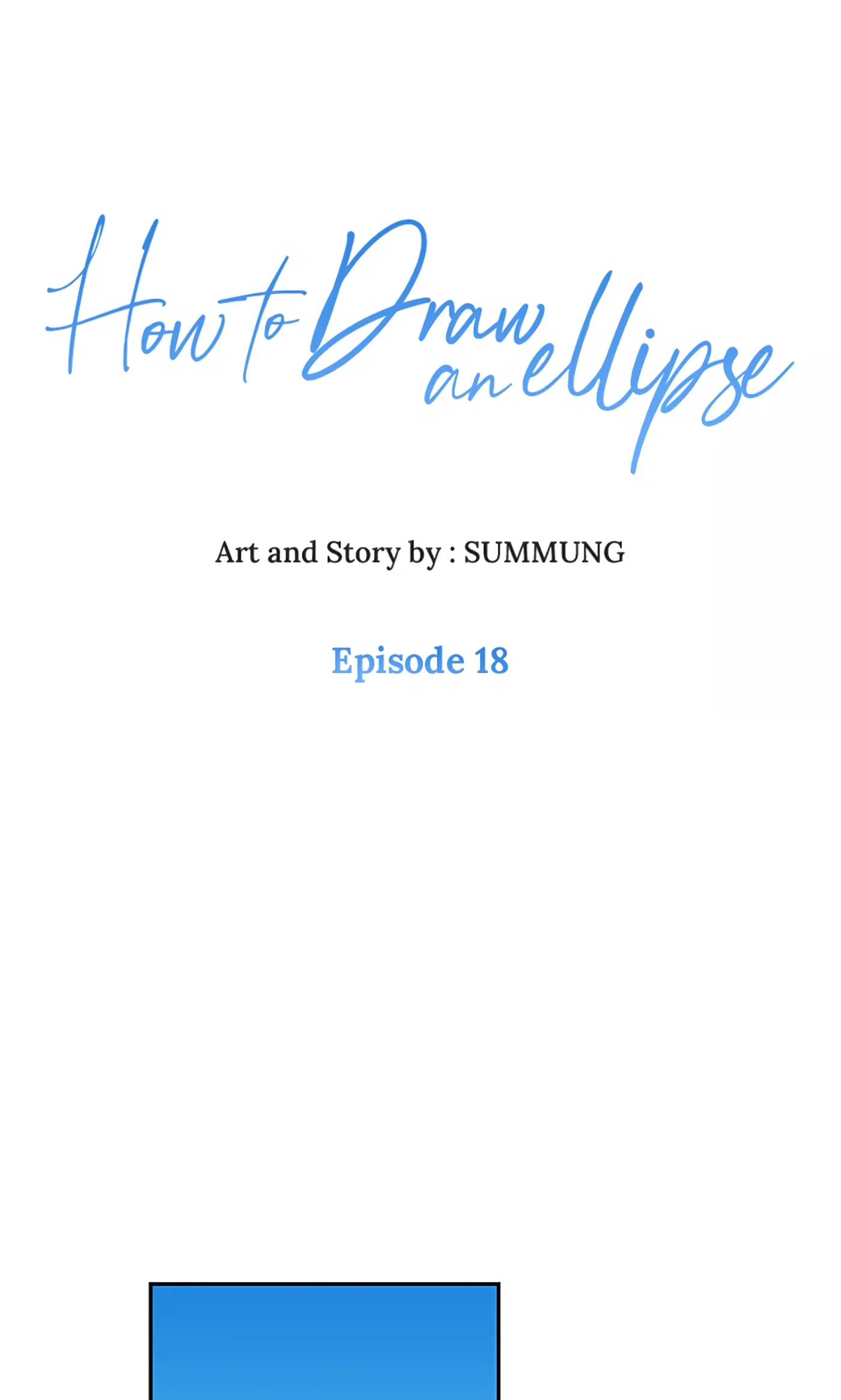 How to Draw an Ellipse Chapter 18 - page 1