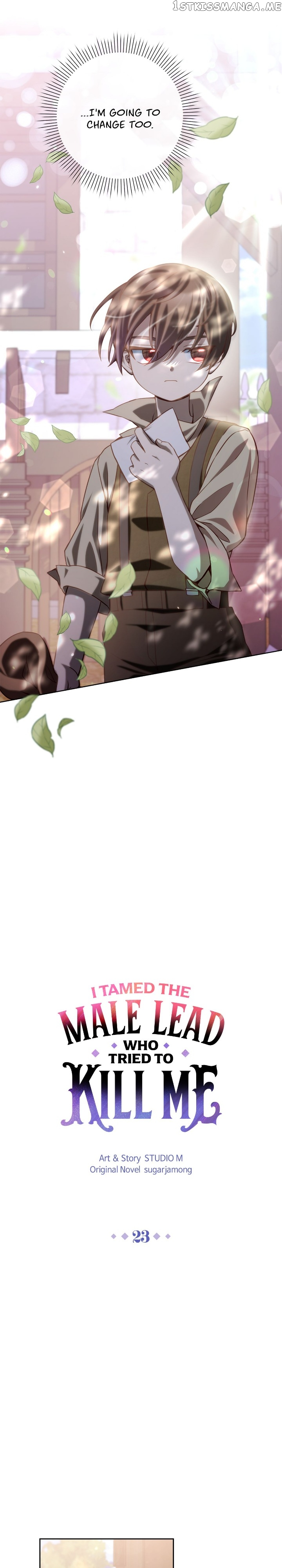 I Tamed the Male Lead Who Tried to Kill Me Chapter 23 - page 10