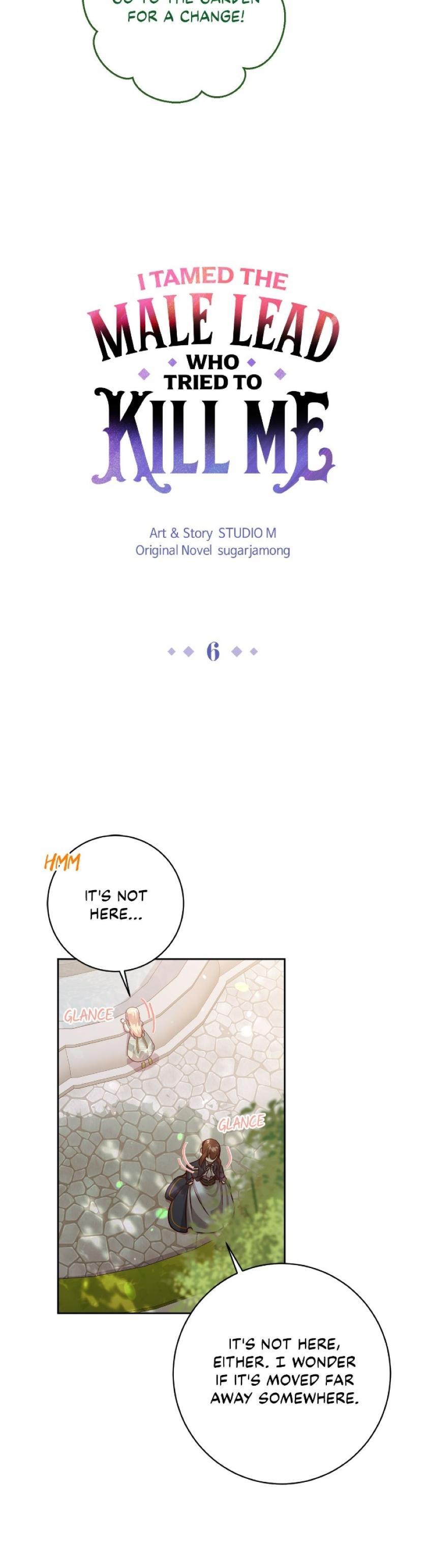 I Tamed the Male Lead Who Tried to Kill Me Chapter 6 - page 8