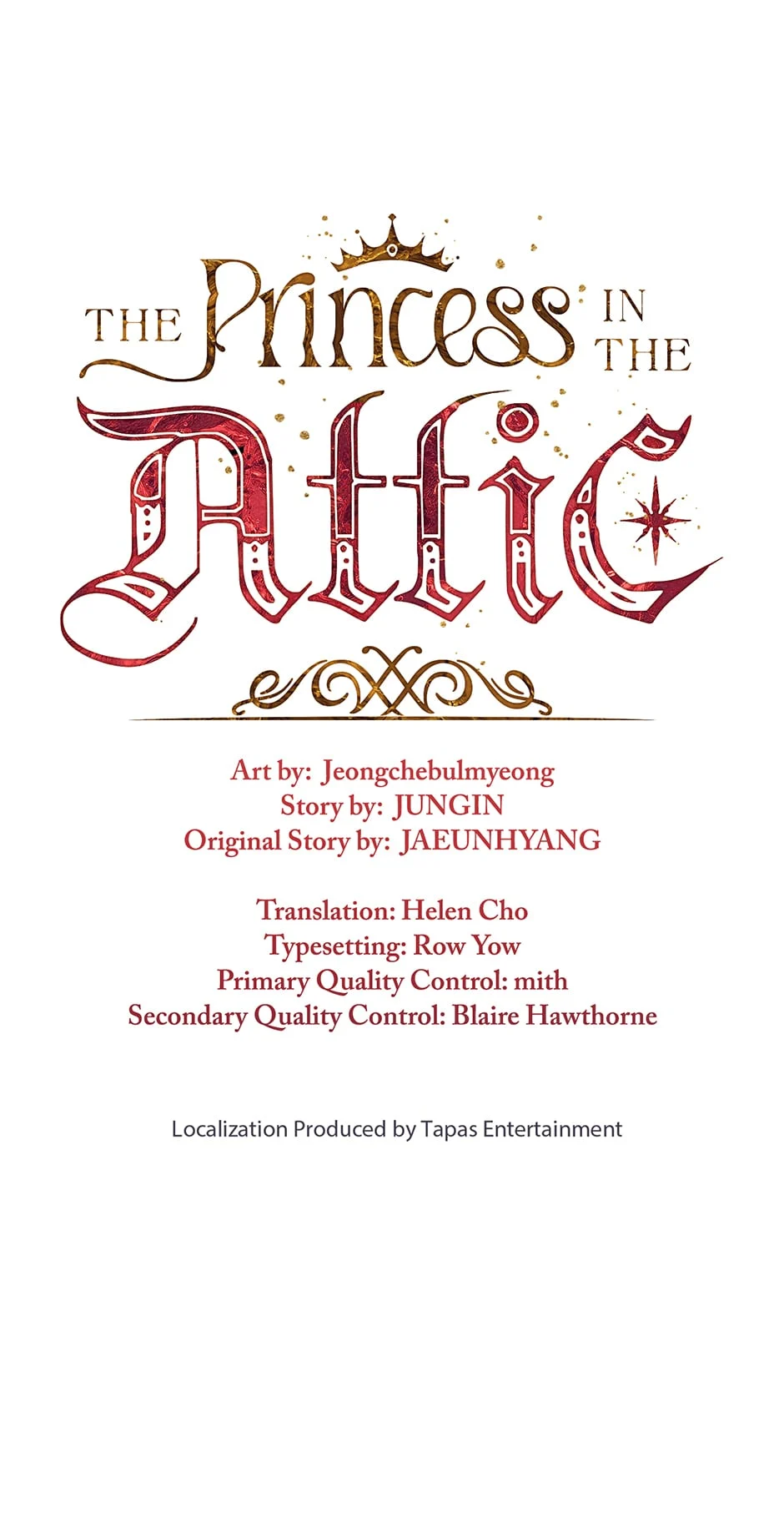 The Princess in the Attic Chapter 34 - page 1