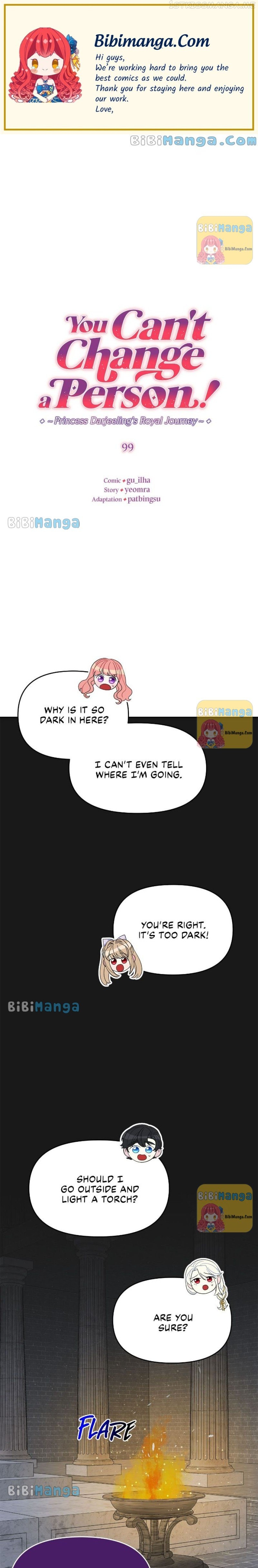 You Can’t Change A Person! Chapter 99 - page 1