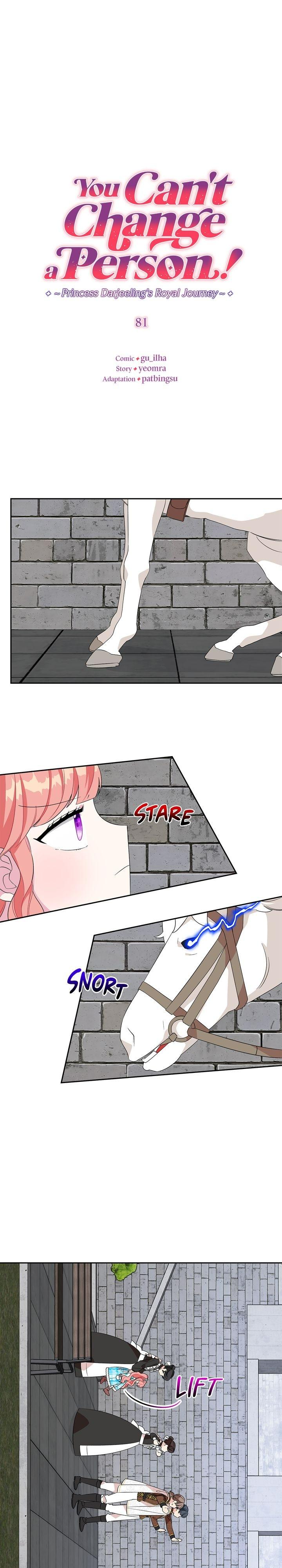 You Can’t Change A Person! chapter 81 - page 1