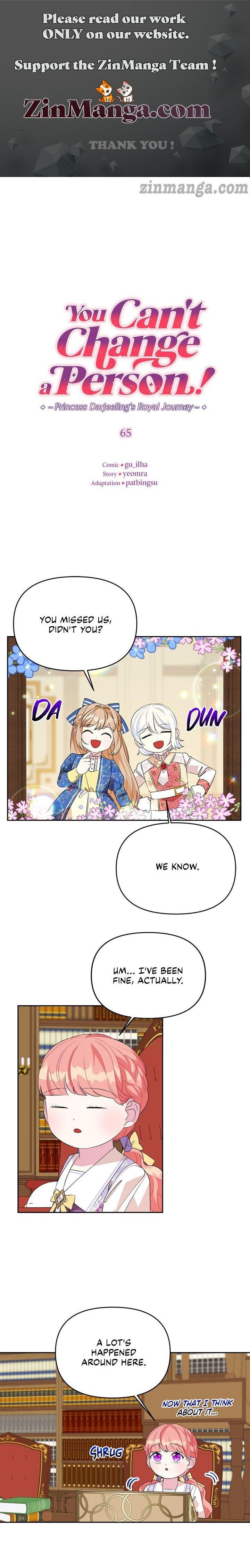 You Can’t Change A Person! chapter 65 - page 1