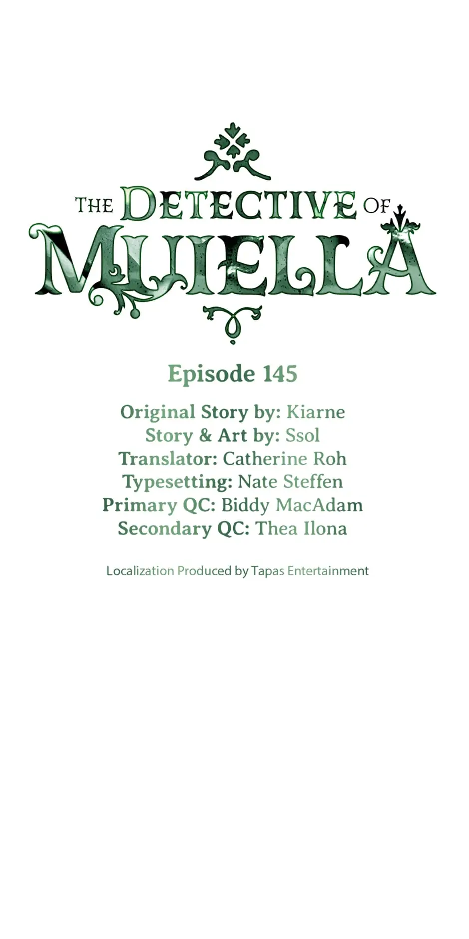 The Detective of Muiella Chapter 145 - page 1