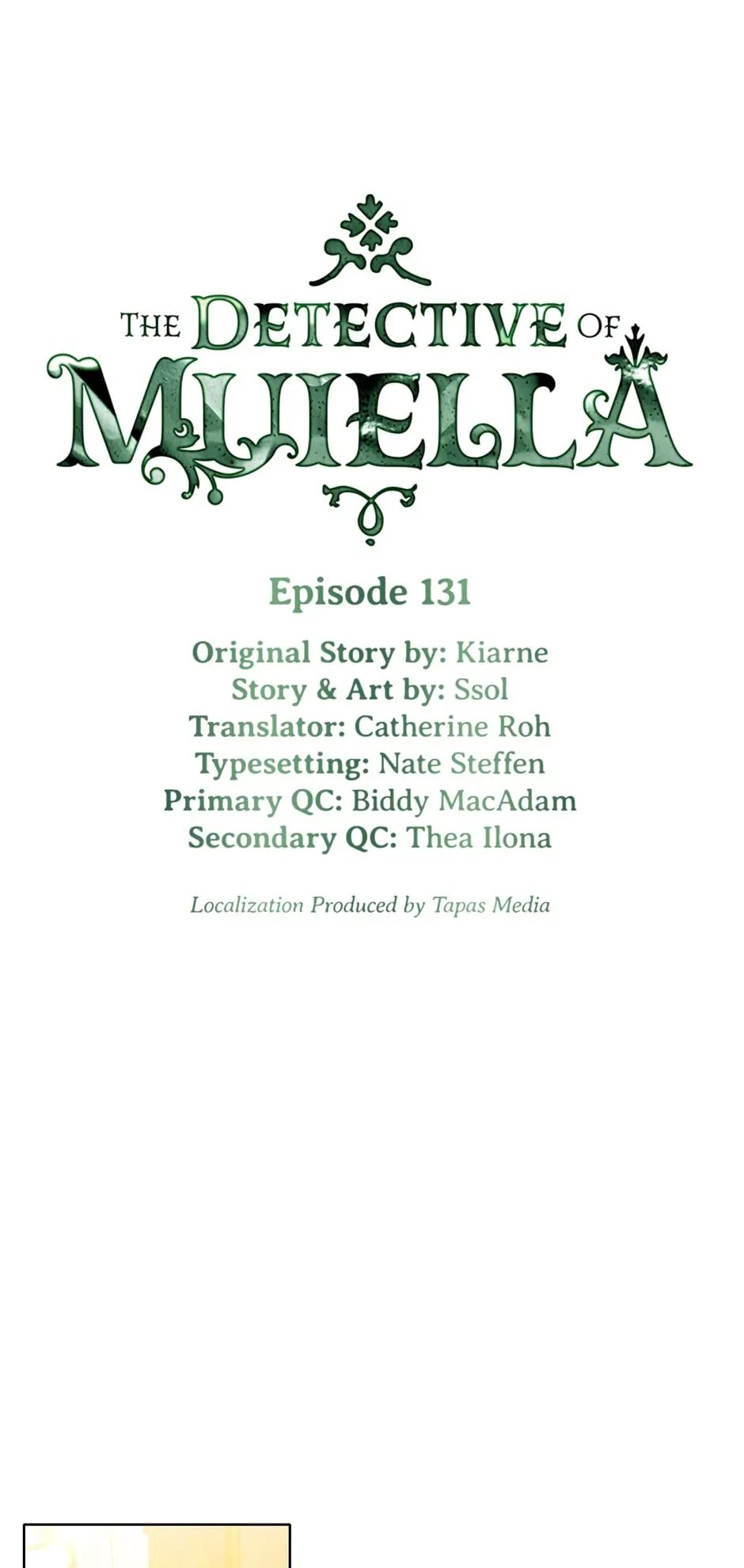 The Detective of Muiella Chapter 131 - page 1