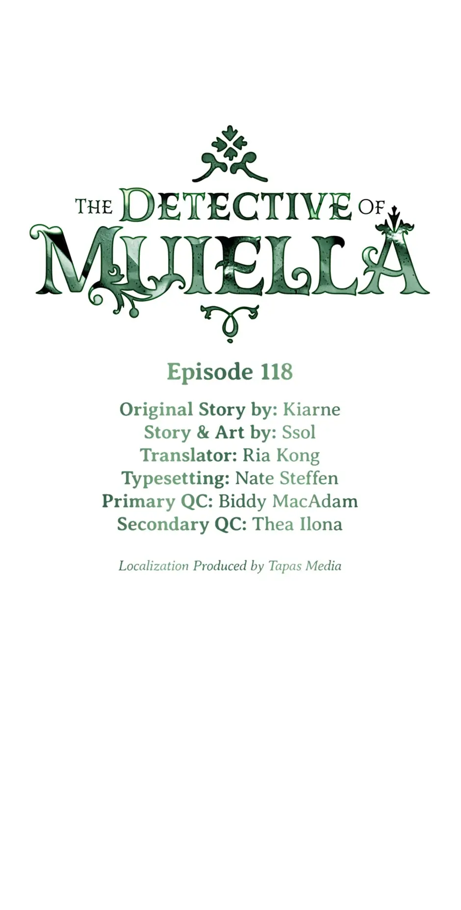 The Detective of Muiella Chapter 118 - page 1