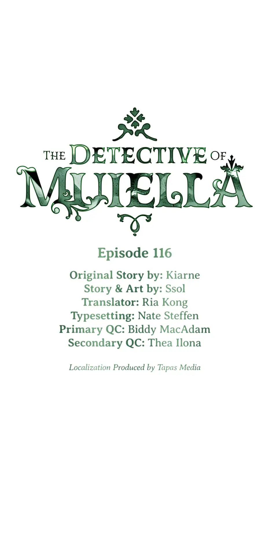 The Detective of Muiella Chapter 116 - page 1