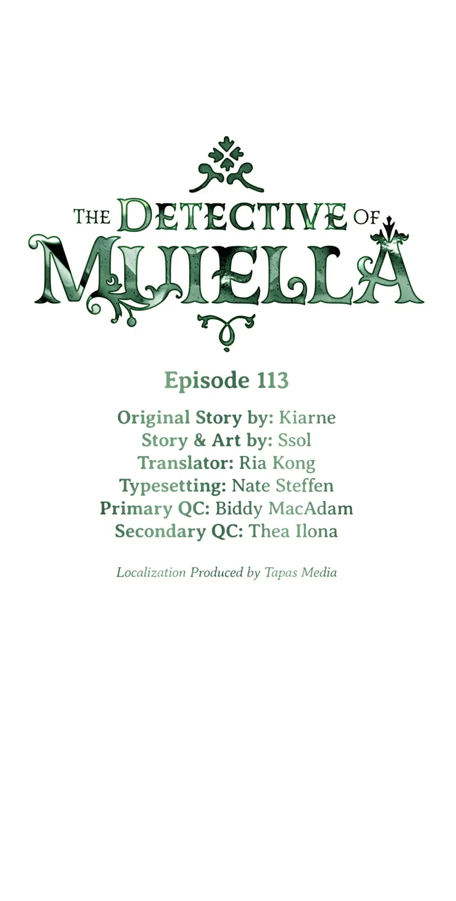 The Detective of Muiella Chapter 113 - page 1