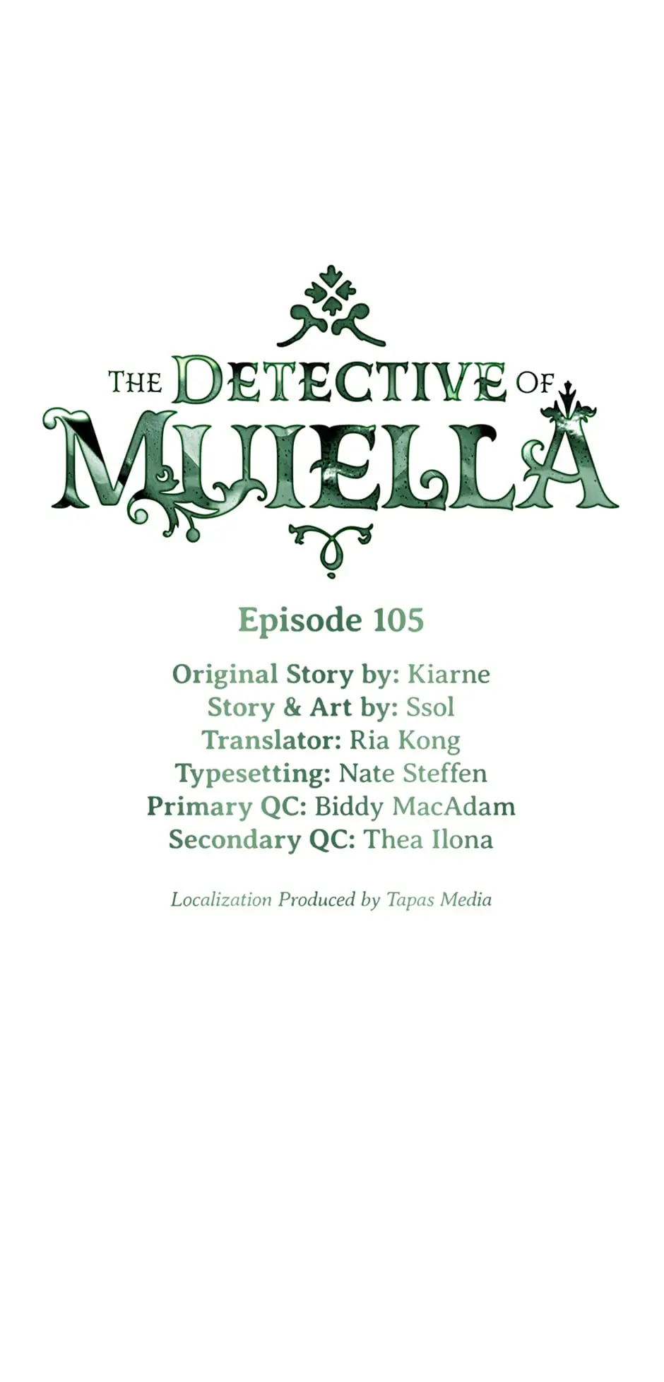 The Detective of Muiella Chapter 105 - page 1