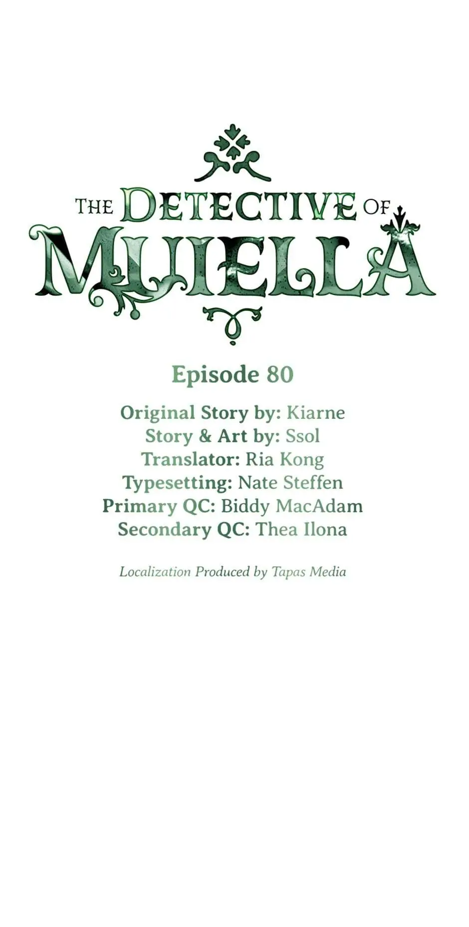 The Detective of Muiella Chapter 80 - page 1