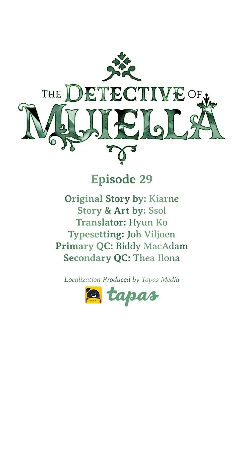 The Detective of Muiella Chapter 29 - page 1