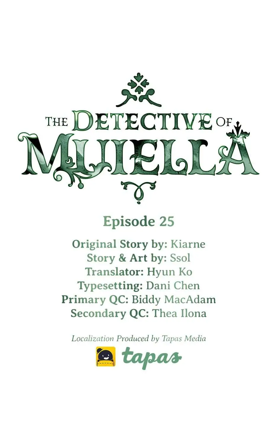 The Detective of Muiella Chapter 25 - page 1