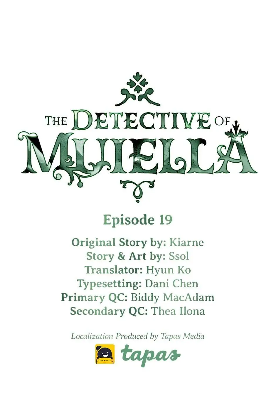 The Detective of Muiella Chapter 19 - page 1