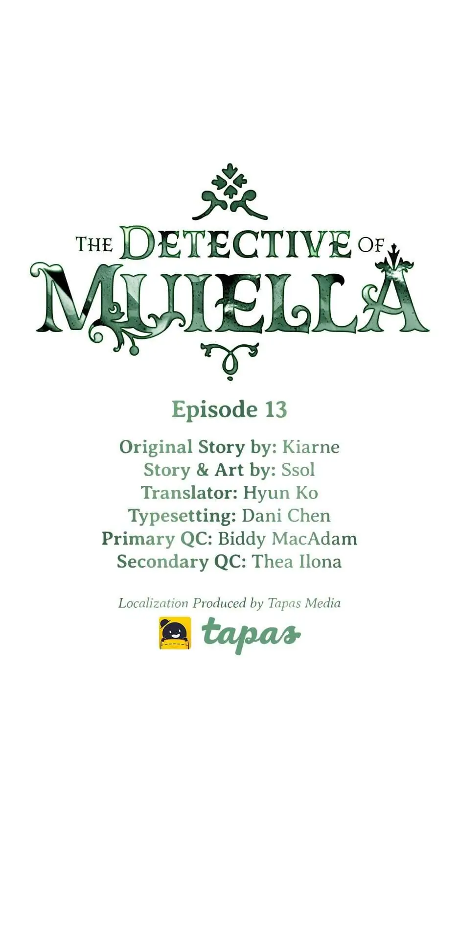 The Detective of Muiella Chapter 13 - page 1