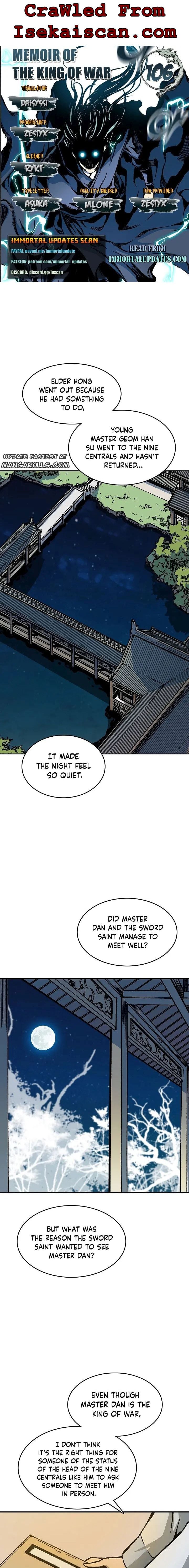 Memoir Of The King Of War chapter 106 - page 1