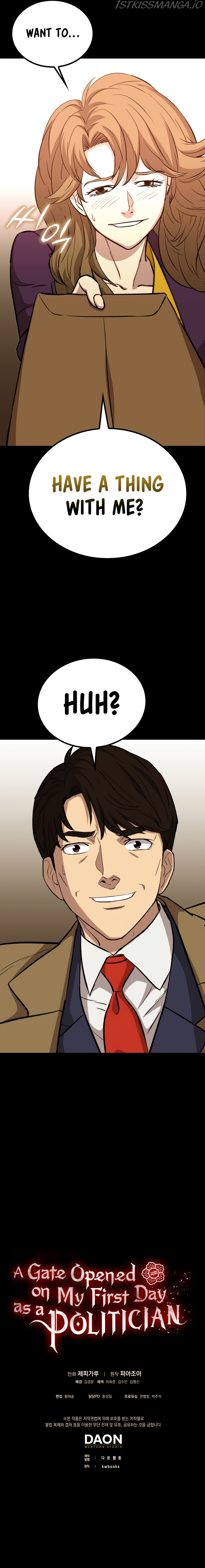 A Gate Opened on my First Day as a Politician chapter 37 - page 15