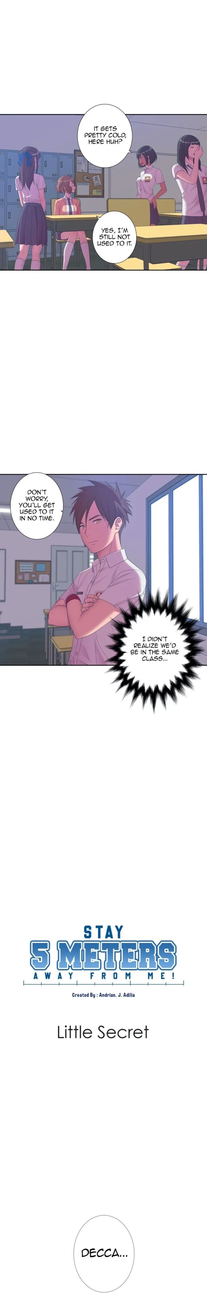 Stay 5 Meters Away From Me Chapter 2 - page 2