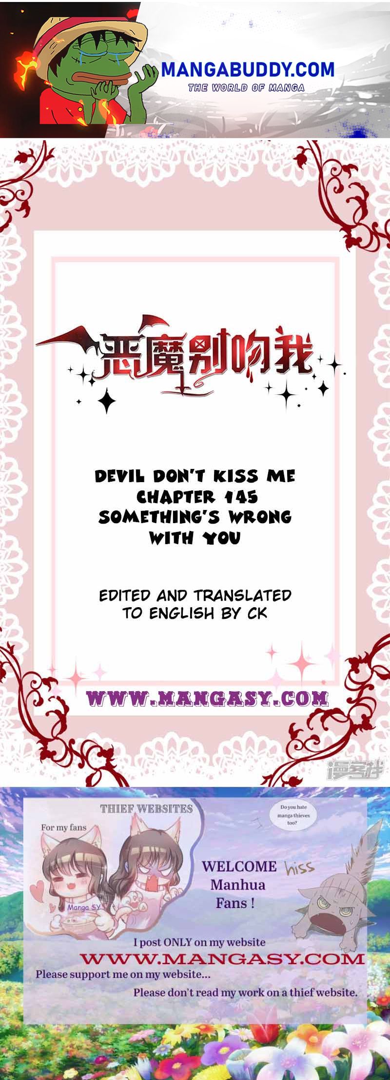 Demon Don’t Kiss Me Chapter 145 - page 1