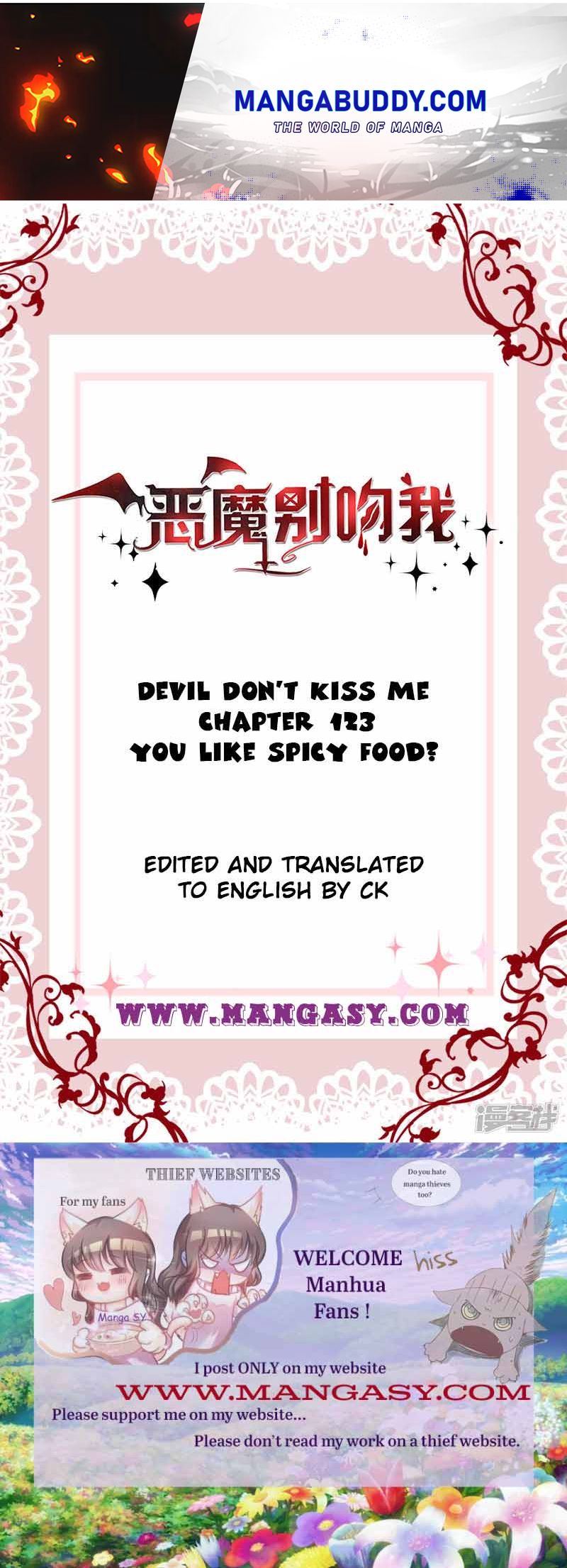 Demon Don’t Kiss Me Chapter 123 - page 1