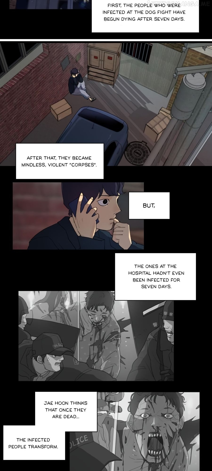 Lost in an Infected Area Chapter 8.1 - page 3